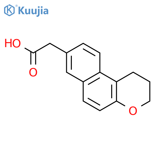 1H-NAPHTHO[2,1-B]PYRAN-8-ACETIC ACID, 2,3-DIHYDRO- structure