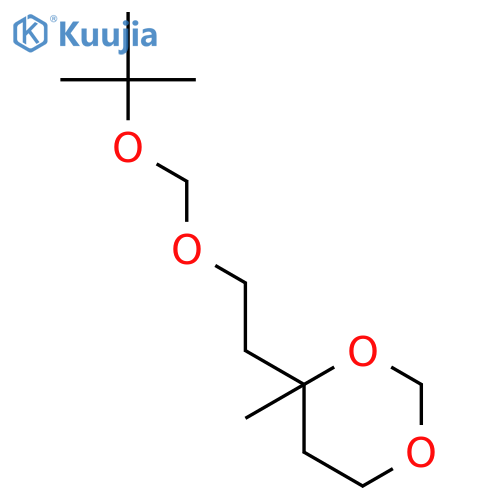1,3-Dioxane, 4-[2-[(1,1-dimethylethoxy)methoxy]ethyl]-4-methyl- structure