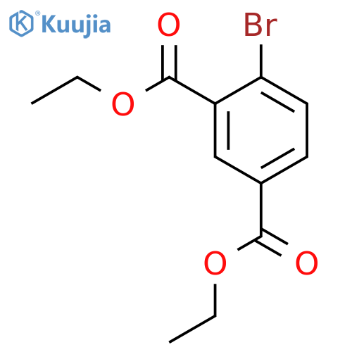 1,3-Benzenedicarboxylic acid, 4-bromo-, diethyl ester structure