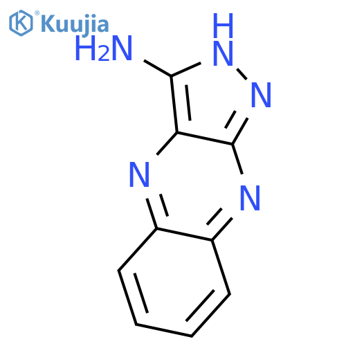 2H-Pyrazolo[3,4-b]quinoxalin-3-amine(9CI) structure