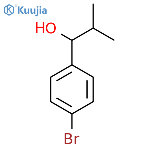 1-(4-bromophenyl)-2-methylpropan-1-ol structure