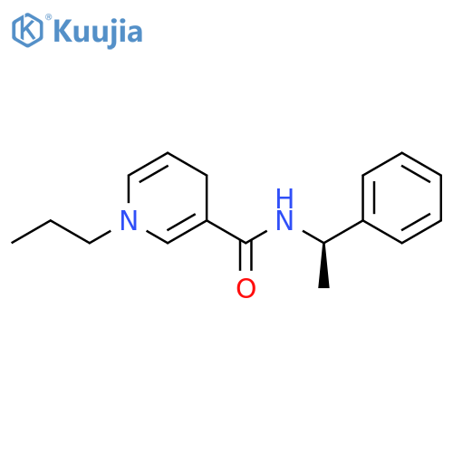 3-Pyridinecarboxamide, 1,4-dihydro-N-(1-phenylethyl)-1-propyl-, (R)- (9CI) structure