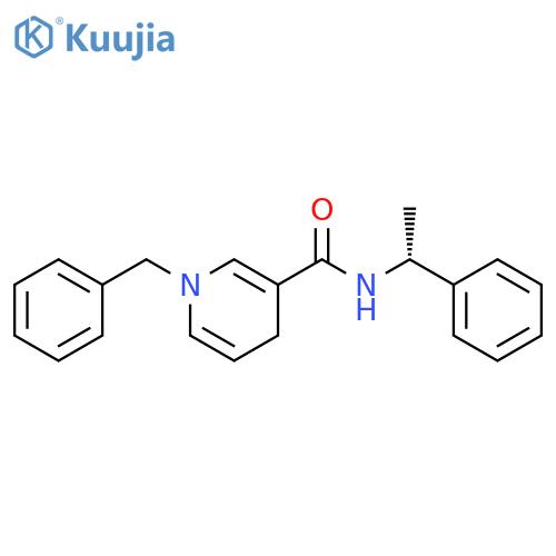 3-Pyridinecarboxamide, 1,4-dihydro-N-(1-phenylethyl)-1-(phenylmethyl)-, (R)- (9CI) structure