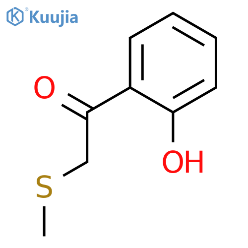 Ethanone, 1-(2-hydroxyphenyl)-2-(methylthio)- structure