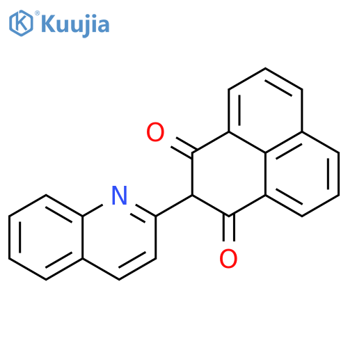 1H-Phenalene-1,3(2H)-dione,2-(2-quinolinyl)- structure