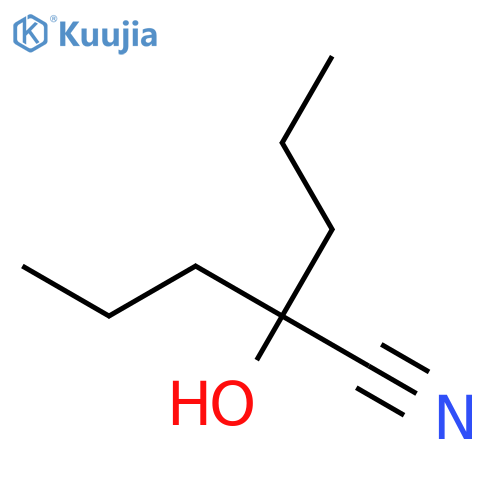 Pentanenitrile,2-hydroxy-2-propyl- structure