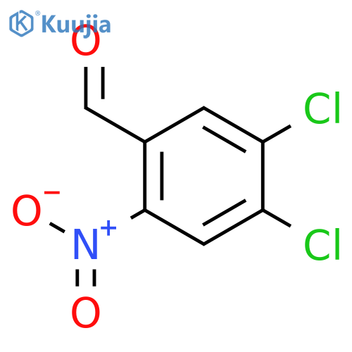 4,5-Dichloro-2-nitrobenzaldehyde structure
