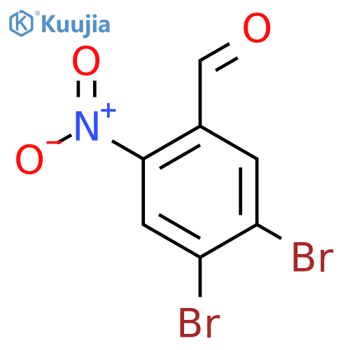 4,5-Dibromo-2-nitrobenzaldehyde structure