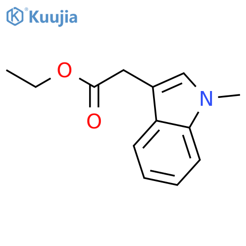 ethyl 2-(1-methylindol-3-yl)acetate structure