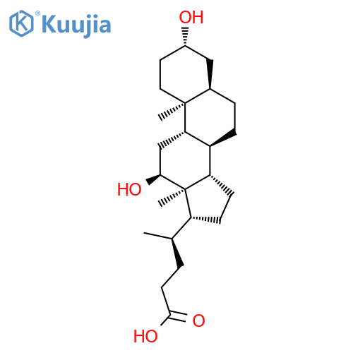 (3β,\u200b5β,\u200b12α)\u200b-3,\u200b12-\u200bDihydroxycholan-\u200b24-\u200boic Acid structure