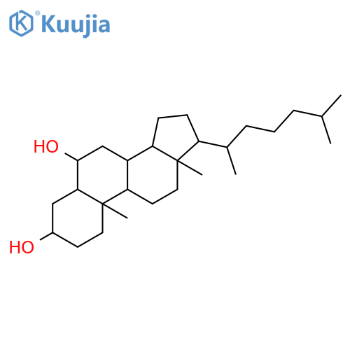 (3beta,5alpha,6beta)-cholestane-3,6-diol structure
