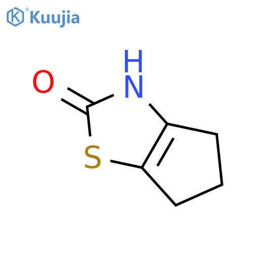3,4,5,6-tetrahydro-2H-Cyclopentathiazol-2-one structure