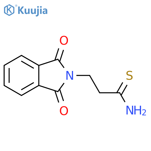 2H-Isoindole-2-propanethioamide, 1,3-dihydro-1,3-dioxo- structure
