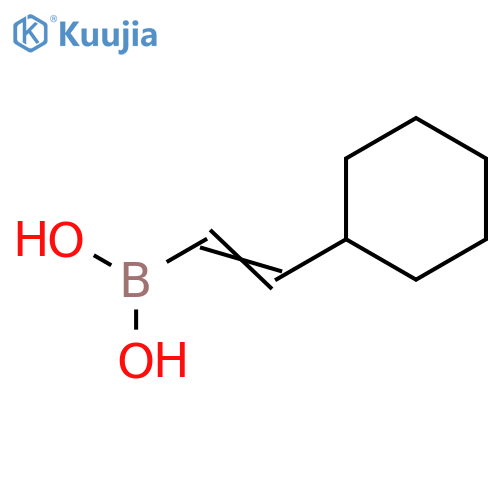 Boronic acid, B-(2-cyclohexylethenyl)- structure