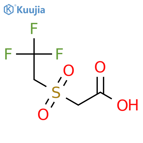 2-(2,2,2-trifluoroethanesulfonyl)acetic Acid structure