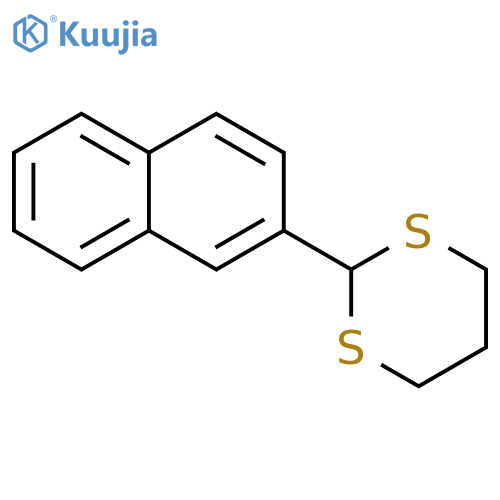 1,3-Dithiane, 2-(2-naphthalenyl)- structure