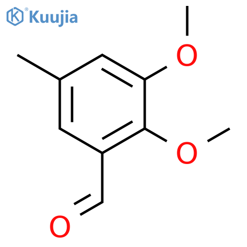 2,3-Dimethoxy-5-methylbenzaldehyde structure