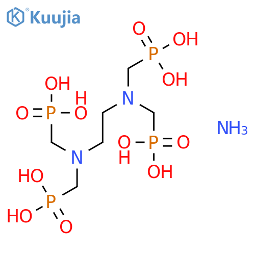 [ethylenebis[nitrilobis(methylene)]]tetrakisphosphonic acid, ammonium salt structure