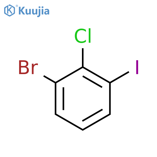 1-Bromo-2-chloro-3-iodobenzene structure