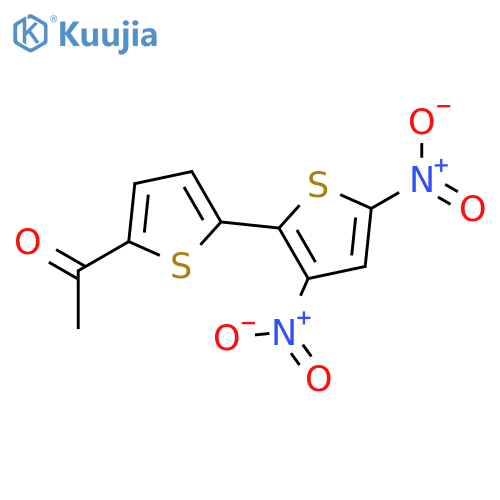 ETHANONE, 1-(3',5'-DINITRO[2,2'-BITHIOPHEN]-5-YL)- structure