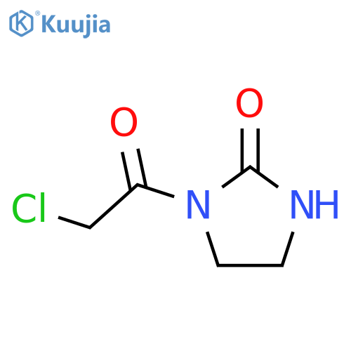 1-(chloroacetyl)imidazolidin-2-one structure
