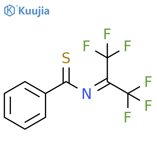 Benzenecarbothioamide,N-[2,2,2-trifluoro-1-(trifluoromethyl)ethylidene]- structure