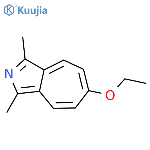6-Ethoxy-1,3-dimethylcyclohepta[c]pyrrole structure