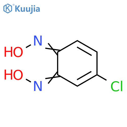3,5-Cyclohexadiene-1,2-dione, 4-chloro-, dioxime structure