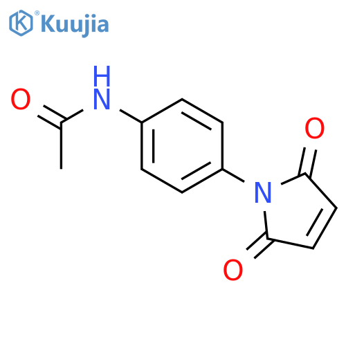 N-4-(2,5-Dioxo-2,5-dihydro-1H-pyrrol-1-yl)phenylacetamide structure
