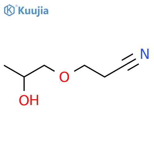 Propanenitrile, 3-(2-hydroxypropoxy)- structure