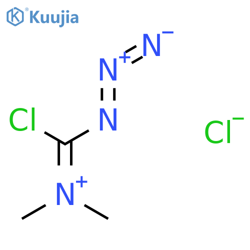 Methanaminium, N-(azidochloromethylene)-N-methyl-, chloride structure