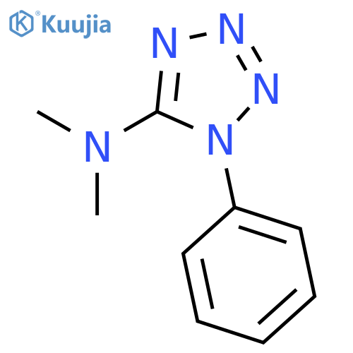 1H-Tetrazol-5-amine,N,N-dimethyl-1-phenyl- structure