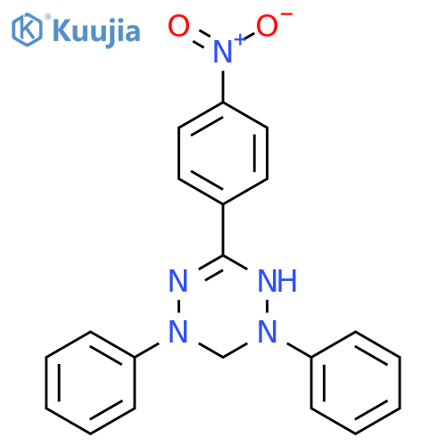 1,2,4,5-Tetrazine, 1,2,5,6-tetrahydro-3-(4-nitrophenyl)-1,5-diphenyl- structure