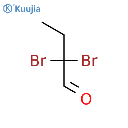 2,2-dibromobutanal structure