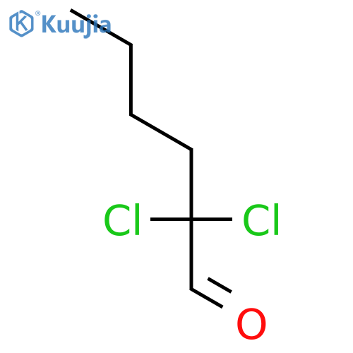 Hexanal, 2,2-dichloro- structure