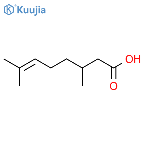 Citronellic acid structure