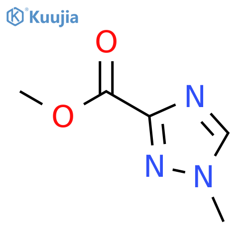 methyl 1-methyl-1H-1,2,4-triazole-3-carboxylate structure