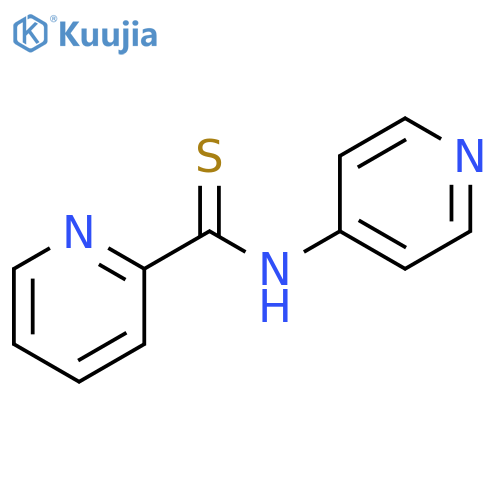 2-Pyridinecarbothioamide, N-4-pyridinyl- structure
