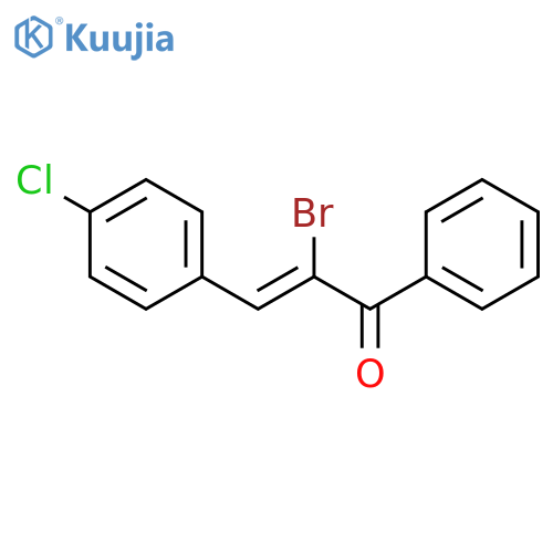 2-Propen-1-one, 2-bromo-3-(4-chlorophenyl)-1-phenyl- structure