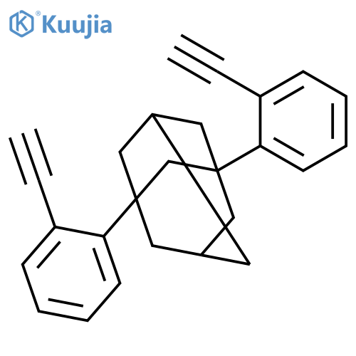 TRICYCLO[3.3.1.13,7]DECANE, 1,3-BIS(ETHYNYLPHENYL)- structure