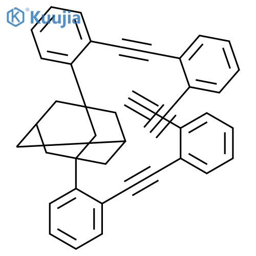 TRICYCLO[3.3.1.13,7]DECANE, 1,3-BIS[[(ETHYNYLPHENYL)ETHYNYL]PHENYL]- structure