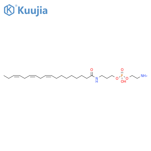Phosphoric acid, mono(2-aminoethyl) mono[3-[(1-oxo-9,12,15-octadecatrienyl)amino]propyl] ester, (Z,Z,Z)- (9CI) structure
