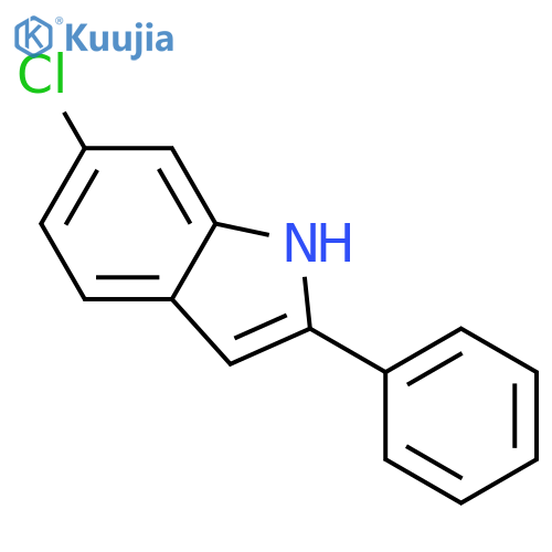 6-CHLORO-2-PHENYL-1H-INDOLE structure