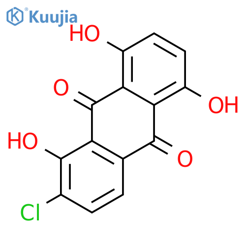 9,10-Anthracenedione, 2-chloro-1,5,8-trihydroxy- structure
