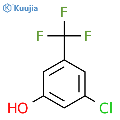 3-Chloro-5-(trifluoromethyl)phenol structure