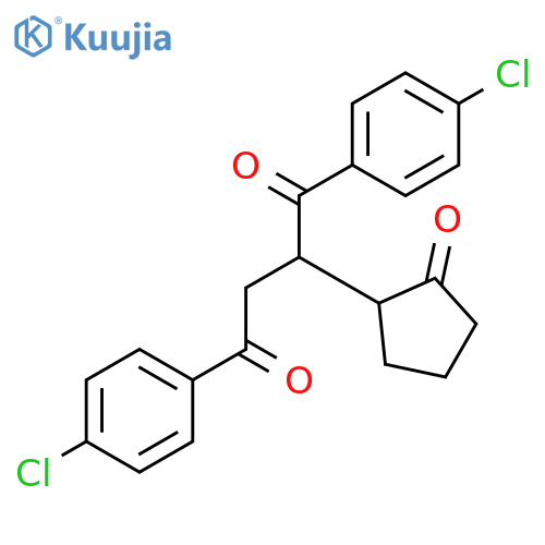 1,4-BUTANEDIONE, 1,4-BIS(4-CHLOROPHENYL)-2-(2-OXOCYCLOPENTYL)- structure