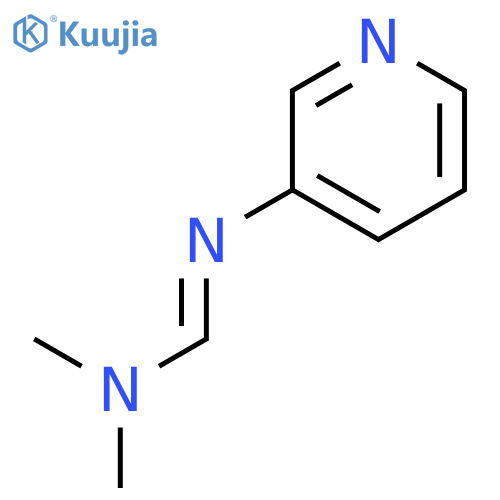 METHANIMIDAMIDE, N,N-DIMETHYL-N'-3-PYRIDINYL-, (1E)- structure