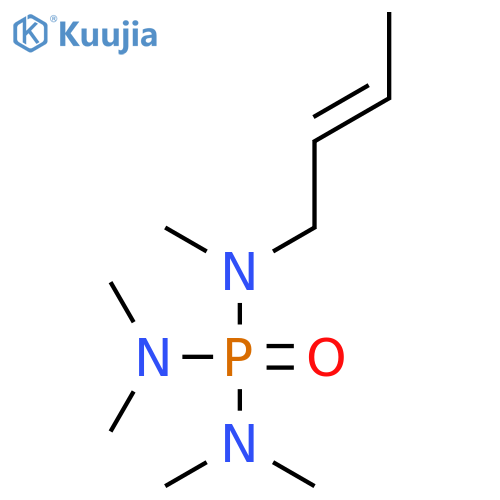 Phosphoric triamide, 2-butenylpentamethyl- structure