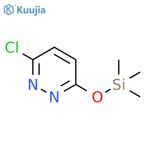 3-chloro-6-[(trimethylsilyl)oxy]-Pyridazine structure
