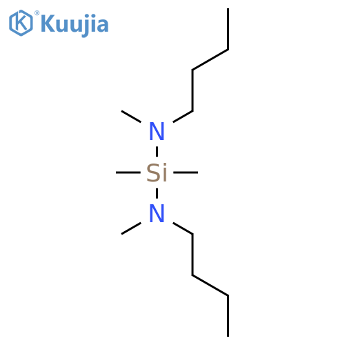 Silanediamine, N,N'-dibutyl-N,N',1,1-tetramethyl- structure